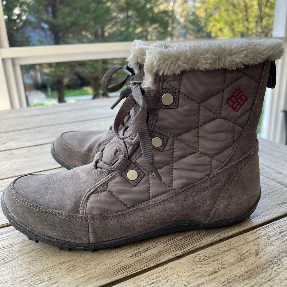 Columbia Minx Shorty Alta Heat Insulated Boots Womens Size 7.5